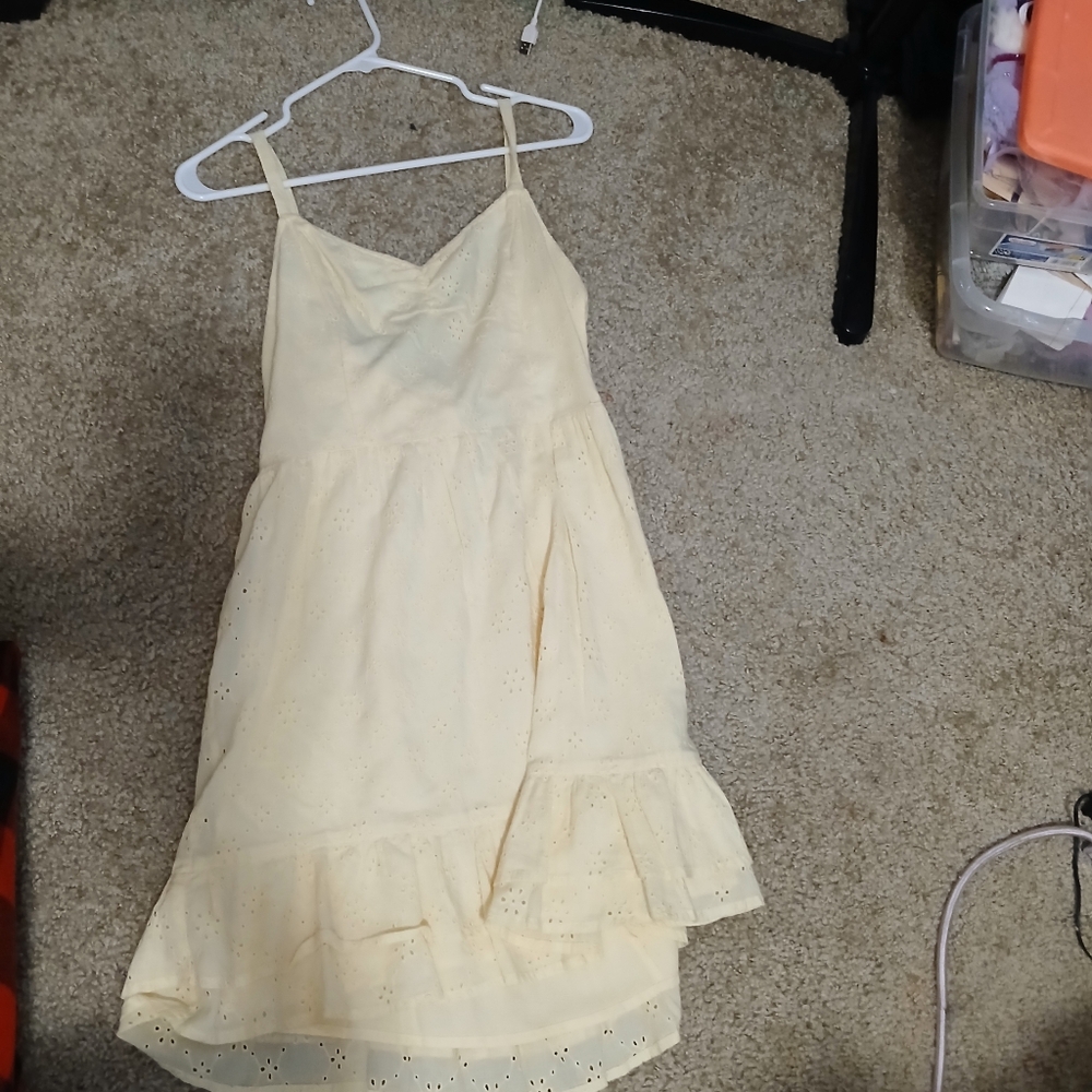 Charming Light Yellow Dress